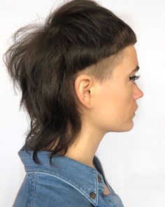 Punk Haircuts, Punky Hair, Under Cut, Brunette Color, Haircut Inspiration