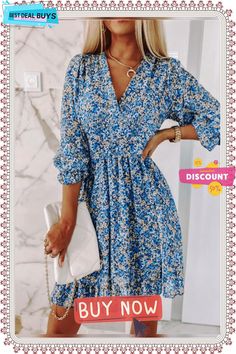 Waist Pullover Bohemian Print Short Sleeve Floral Dress Long Sleeve Printed Boho Dress For Fall, Fall Long Sleeve Printed Boho Dress, Fall Boho Long Sleeve Printed Dress, Patterned Long Sleeve Boho Dress With Floral Print, Long Sleeve Boho Dress With Floral Print For Fall, Casual Boho Dress With Floral Print, Patterned Boho Dress With Long Sleeves, Spring Patterned V-neck Boho Dress, Casual Boho Dress With Boho Print For Spring