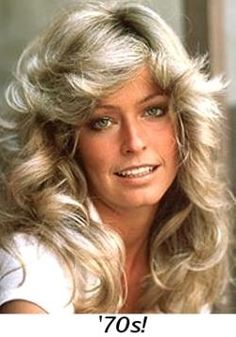 Farrah Fawcett's Famous Hair Famous Hairstyles, 70s Hair, Long Blonde, Long Blonde Hair, Shaved Hair, Vintage Hairstyles