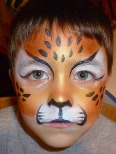 Cheetah Face Paint, Tiger Face Paint, Animal Face Paintings, Colorful Mugs, Painting Tiger, Face Painting For Boys, Cheetah Face, Face Painting Easy, Kids Face Paint