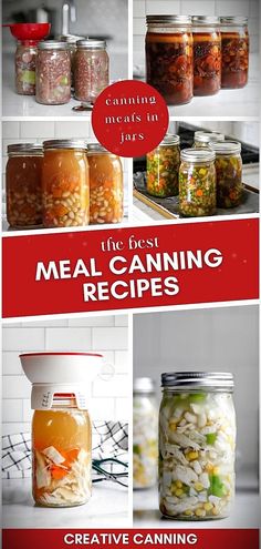 the best meal canning recipes by creative canning