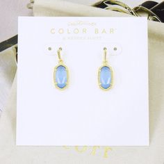 Nwot Kendra Scott Lee Earrings I Will Not Accept Offers For A Bundle Deal, A 15% Discount Will Apply Automatically. Cat's Eye Periwinkle 1" Drop; 3/8" Width Gold Plated French Wire Brand New With Earrings Card And Pouch, No Gift Box. Please Check My Store For Other Colors And Styles!! Kendra Scott Light Blue Illusion, Kendra Scott Iridescent Drusy, Kendra Scott Lee Earrings, Periwinkle Earrings, 22k Gold Earrings Kendra Scott, Earrings Card, Jewelry Kendra Scott, Kendra Scott Jewelry, Earring Cards