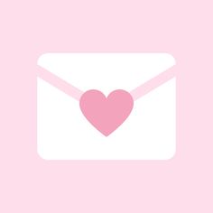 an envelope with a heart on it