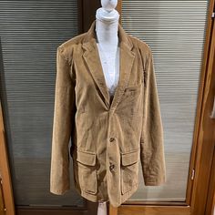 This Is Quite A Find! Vintage L.L. Brand Suit Jacket. Very Well Made! Like The Good Old Days! No Idea How Old This Is But It Was Given To My Son In 2009 By His Grandfather. He Was A Very Sharp Dresser! Always Looked Impeccable. Sadly My Son Never Wore It. Casual Corduroy Button-up Blazer, Spring Corduroy Blazer With Pockets, Spring Casual Corduroy Blazer, Casual Corduroy Sport Coat With Long Sleeves, Casual Corduroy Blazer For Spring, Casual Spring Corduroy Blazer, Casual Long Sleeve Corduroy Sport Coat, Notch Lapel Corduroy Outerwear With Pockets, Corduroy Outerwear With Notch Lapel And Pockets