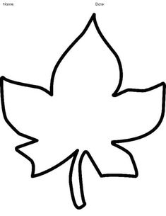 the outline of a maple leaf with leaves on it's sides, and words that read