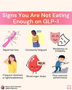 If you’re dealing with any of these on a regular basis, there’s a good chance you’re not eating enough on your GLP-1 medication 😣 How to remedy these? 👉Eat in a smaller caloric deficit which means slower weight loss but easier on your body (aka eat more) 👉Adding electrolytes to your water may help some of these symptoms 👉Don’t skimp on carbs—add complex carbs to your meals to help stabilize blood sugar 👉Make time to rest, go to bed earlier to ensure you’re getting enough sleep Have you... Ozempic Recipes, Ozempic Diet, Diet Schedule, Complex Carbs, Caloric Deficit, Healthy High Protein Meals, Time To Rest, Blood Sugar Management, Healthy Diet Tips