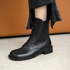 Chiko Emelia Square Toe Block Heels Boots Block Heels Boots, Block Heel Boots, Heels Boots, Heeled Boots, Combat Boots, Block Heels, Rubber Sole, Square, Heels