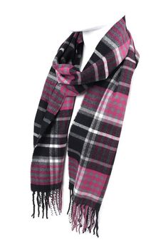 Oh la la....nothing beats keeping that brisky air off those neck lines in then a cashmere feeling scarf.  This Super soft acrylic plaid scarf feels like cashmere and looks adorable when completing those looks. 100% Acrylic with tasselsUnisex ScarvesSize 12"W x 66"L Neck Lines, Influencers Fashion, High Rise Denim, Denim Flares, Colored Denim, Wide Leg Denim, Cropped Denim, Long Sleeve Cardigan, Denim Shop