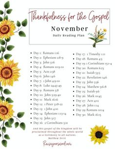 a thanksgiving poem with sunflowers on it