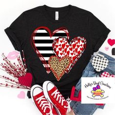 This is a shirt made to order.  You pick you size and color.  I do offer some specialty 3/4 sleeve shirts.  If you would like one of those, send a message. Valentine Hearts, Valentine T Shirts, Screen Printing Designs, Heart Shirt, Valentines Day Shirts, Valentines Shirt, Valentine Heart, Screen Print