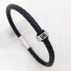 "5th anniversary gift for him, 5 years anniversary gifts for husband, 5 years, 5th wedding anniversary, 5th gifts for men Brown or black braided leather bracelet with 1 stainless steel ring engraved with the tally 5 to symbolize 5th wedding anniversary. The bracelet is available in 3 lengths to fit a wrist of 6.5\", 7\"(standard) or 7.5\". If you require a different size, please ask. Select the correct size according to your ACTUAL wrist measurement (do not add extra), I will add a little extra 5 Year Anniversary Gift, 5th Wedding Anniversary, 5 Year Anniversary, Anniversary Gift For Him, 5 Gifts, 5th Anniversary, Anniversary Gifts For Husband, Braided Leather Bracelet, Year Anniversary Gifts