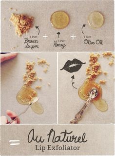 lip scrub Diy Scrubs, Diy Kosmetik, Sugar Lip Scrub, Lip Exfoliator, Diy Lips, Diy Spa, Diy Cosmetics