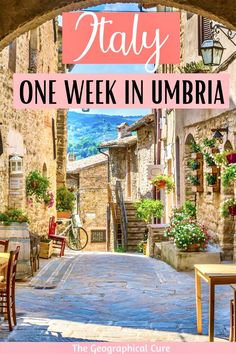 Pinterest pin for 7 Days In Umbria Italy Itinerary Umbria Italy Beautiful Places, Umbria Italy Travel, Italy Umbria, Traveling Italy, Ancona Italy, Perugia Italy, Florence Italy Travel, Italian Lakes