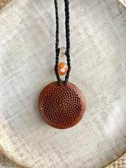 Protea Mandala, Eye Agate & Quartz Necklace – By Hand Collective Eye Agate, Pebble Necklace, Natural Eyes