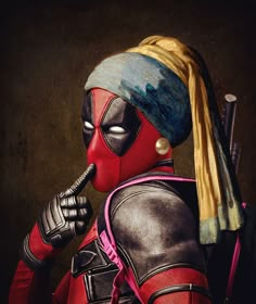 Meet Ertan Atay's Creative And Intelligent Collages Dead Pool, Famous Paintings, Marvel Dc, Deadpool, Pop Culture, Avengers, Spiderman, Pop Art, Marvel