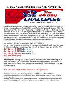 an ad for the 24 day challenge