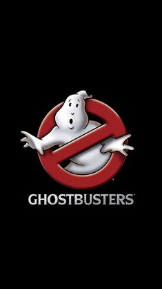 the ghostbusters logo on a black background