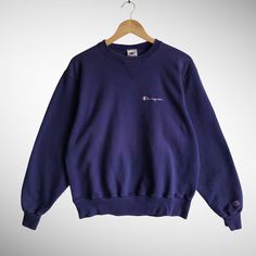 "CODE : 221/20 Vintage 90s Champion Script Logo Purple Sweatshirt Size Large Champion Reverse Weave Crewneck Champion University Embroidered Logo Champion Size on Tag : L Details Measurement  Arm Pit to Arm Pit : 23\"inches Back Collar to Hem : 25\"inches Condition :  Great Condition.Minor stains defect,discoloration and holes please refer pictures detail.‼️ 📮 SHIPING > WE ARE USING DHL EXPRESS SHIPING ITS TAKE 3-5 ARRIVE.PLEASE DROP YOUR PHONE NUMBER AFTER PURCHASE.📮" Logo Purple, College Wear, Purple Sweatshirt, Champion Crewneck, Embroidered Crewneck, Champion Reverse Weave, Vintage Champion, Logo Sweatshirt, Script Logo