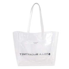 [Stella McCartney] Tote Bag 541618 W8471 Clear | eBay Casual Clear Shoulder Bag, Casual Clear Shoulder Bag For Shopping, Everyday Clear Bag, Casual Clear Bags For On-the-go, Modern Clear Tote Shoulder Bag, Modern Clear Bag For Daily Use, Modern Clear Bags For Daily Use, Modern Clear Shoulder Bag, Modern Clear Bag For Everyday Use