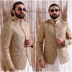 Men Prince Coat Premium Mesuri Fabric  Italian Thread  Simple & Decent Metal Buttons Finest Stitch Branded Design Custom Sizes are also available. Coat Men Wedding, Prince Coat, Coat Men, Men Formal, Shalwar Kameez, Wedding Collection, Guest Outfit, Metal Buttons, Wedding Men