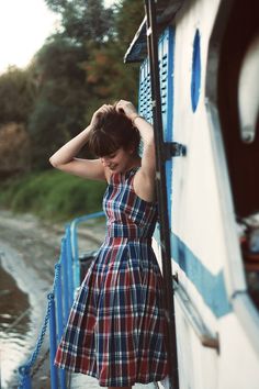 Upton Dress, Big Boots, Checked Dress, Lady Like, Dress Pleated, Red Poppy, Style Dresses, Mode Vintage, Plaid Dress