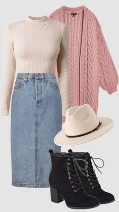 Modest fall outfit 🍂 Modest Fall Outfits, Skirt Boots, Modesty Fashion, Really Cute Outfits