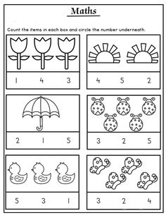 the printable worksheet for counting numbers