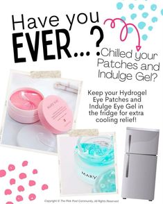 Chill out and refresh your tired eyes with our Hydrogel Eye Patches and Indulge Eye Gel! Keeping them in the fridge will add that extra cool factor and give your peepers the TLC they deserve. ⁪ #MaryKayWithCatharine #skincare #makeup Mary Kay Pink Friday, Interactive Facebook Posts, Mary Kay Marketing, Facebook Engagement Posts, Mary Kay Pink, Mary Kay Skin Care, Mary Kay Consultant, Mary Kay Ash, Engagement Posts