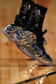 Zach LaVine's #AllStarKicks Ball Shoes, Zach Lavine, Urban Apparel, Nike Foamposite, Kicks Shoes, Foam Posites, Fresh Shoes, Silver Surfer