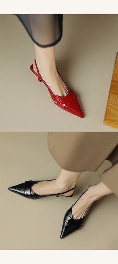 Heels Slingback, Letter Ideas, News Letter, Work Shoes Women, Slingback Shoes, Fabulous Shoes, Leather Items, Work Shoes, Shoes Women