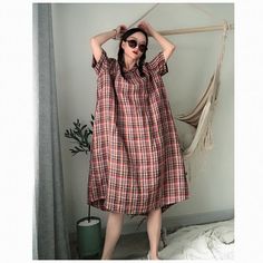 simplelinenlife-Casual-Summer-Long-Women-Dresses Casual Free Size Cotton Dresses, Casual Linen Beach Dress, Casual Loose Free Size Dresses, Oversized Cotton Linen Dress For Vacation, Oversized Casual Linen Beach Dress, Oversized Casual Linen Dress For Beach, Oversized Cotton Linen Vacation Dress, Casual Red Linen Beach Dress, Casual Loose Free-size Dresses