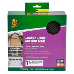 garage door bottom seal for garage doors, 1 / 4 in x 8 ft long