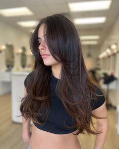 The 35 Best Haircut Ideas for Long Hair Layers For Straight Hair, Haircuts For Long Hair Straight, Haircut Ideas For Long Hair, Long Hair Cuts Straight, Ideas For Long Hair, Rambut Brunette, Fixing Spray, Brown Hair Looks