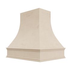 an image of a white stove hood on a white background