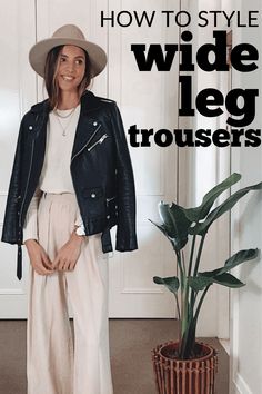 Pleated Wide Leg Trousers in 8 Ways - Outfit Ideas Black Wide Leg Pants For Winter, Brown Wide Leg Trousers Outfit, Beige Wide Leg Pants Outfit, Wide Leg Trousers Outfit Casual, Wide Leg Pants Outfit Fall, Pleated Trousers Outfit, Black Wide Leg Trousers Outfit, Cream Trousers Outfit, Leg Trousers Outfit