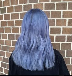 Lavender Blue Hair, Pink Purple Blue Hair, Dusty Blue Hair, Pale Blue Hair, Lavender Highlights, Pastel Blue Hair, Ombre Fashion, Purple Eyeshadow