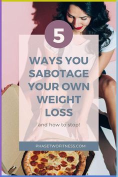 Do you know you may be sabotaging your own weight loss without even knowing it? Find out 5 ways you sabotage your own weight loss...and how to stop! Healthy Food Inspiration, Diet Drinks, Mindful Eating, Do It Right, Best Diets, Balanced Diet, Losing Weight