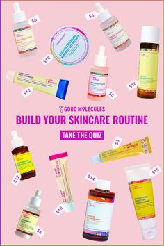 Wondering what your skin care routine should be? We have the answer! Skincare Quiz, Glowup Tips, Preppy Skincare, Skin Care Quiz, Facial Cleaning, Future Wardrobe, Beauty Must Haves, Brightening Serum, 7th Grade