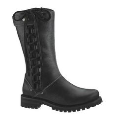 FREE Shipping | Same Day Shipping | Wisconsin Harley-Davidson Clothing including Leather Jackets, Watches, Handbags and Home Decor. Big Sales, Deals on licensed products. Black Leather Boots Women, Harley Davidson Clothing, Leather Motorcycle Boots, Womens Footwear, Steel Toe Boots, Harley Davidson Women, Boots Women Fashion, Womens Mid Calf Boots, Toe Boots