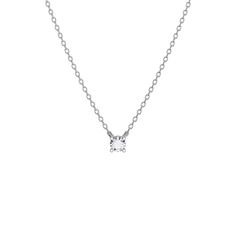 Enhance your style with this 1/6 Ct. diamond solitaire 4 prong necklace. The single diamond is set in a traditional four-prong setting, capturing and reflecting light beautifully. This necklace is perfect for any occasion, offering a classic and elegant look. Whether for casual wear or formal events, this piece adds a touch of timeless beauty to your ensemble, making it a versatile and cherished addition to your jewelry collection. Reflecting Light, Diamond Solitaire, Prong Setting, Timeless Beauty, Formal Event, Lab Grown Diamonds, Natural Diamonds, Jewelry Collection, Casual Wear