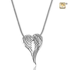 If you want something to match all your outfits, then you have to consider getting this Cremation Pendant Angel Wings Rhodium Plated Two Tone. You can feel so comfortable wearing this cremation jewelry with chain. It is simply attractive and accentuates your elegance and style into some heights. Features & Benefits Jewelry Type – Cremation Pendant with Chain Material – 925 Silver Shape – A Heart Shaped with Curvy Finishing Finish – Glistening Rhodium Plating Accessory – 20” long Snake Chain Silver Heart Pendant Necklace For Remembrance, Sterling Silver Necklace For Remembrance, Silver Stainless Steel Necklace For Remembrance, Long Snake, If You Want Something, Pendant With Chain, Cremation Jewelry, Snake Chain, Angel Wings