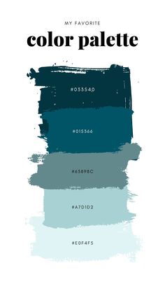 the color palette for my favorite wallpaper is blue, green, and gray with white lettering