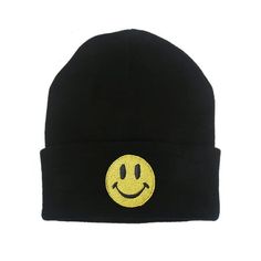 The beanie features a playful touch with a smiley face embroidery on the front. This adds a fun and whimsical element to the beanie, making it perfect for those who want to add a touch of personality to their outfit. The embroidery is high-quality and durable, ensuring that it will last through many seasons of use. Whether you're looking to make a statement or just want to add a bit of fun to your cold weather wardrobe. It's a great choice for outdoor activities, such as hiking or skiing, as wel Smiley Face Embroidery, Face Embroidery, Mens Beanie Hats, Long Beanie, Flat Bill Hats, Face Patches, Crochet Knit Hat, Mens Beanie, Beanie Cap