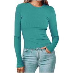 BLVB Womens Ribbed Long Sleeve Shirts Crewneck Sweaters Slim Base Layering Casual Tee Tops Blouses for Fall Winter Welcome to BLVB store, I wish you a happy shopping Our products are produced in our own factory with various styles We offer various discounts, and we offer a 30-day quality guarantee please rest assured to place an order If you have any questions, please feel free to contact me, it is our honor to serve you SOMEONE ASKED Q: Is the quality of the clothes as described? A: Yes, if the Plus Size Summer Tops, Crewneck Sweaters, Button Long Sleeve, Sweater For Women, Women Sweaters, Sweater Jumper, Winter Sweater, Ribbed Knit Sweater, Mock Neck Sweater