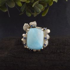 Natural Larimar Ring, 925 Sterling Silver Ring, Women Ring, Bohemian Ring, Blue Gemstone Ring, Ocean Larimar Ring, Birthday Gift for her ✦ PRODUCT DETAILS ✣ Product Weight:--------10.10 grams (Approx.) ✣ Metal:----------------------925 Sterling Silver ✣ Finish:---------------------Oxidized ✣ Stone:---------------------Larimar ✣ Stone Size:---------------18 x 14 mm, 1.5 mm ✣ Stone Shape:------------Rectangle, Round ✣ Ring Size:-----------------All Size Available ✣ Ring Dimension:--------27 x 24 x Blue Gemstone Ring, Friendship Day Gifts, Blue Gemstone Rings, Larimar Ring, Larimar Rings, Bohemian Ring, Larimar Stone, Bohemian Rings, Ring Blue