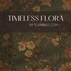 Vintage Aged Chinoiserie Floral Wallpaper {Timeless Flora} – Sckribbles Portrait Quotes, Nature Room, Premium Wallpaper, Chinoiserie Pattern, Franz Marc, Forest Nursery, Henri Rousseau, Flower Landscape, Edgar Degas