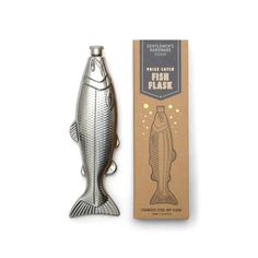 Fish Flask-Home + Entertain-[option4]-[option5]-[option6]-Shop-Womens-Boutique-Store Hip Flask, Fish Shapes, Clever Design, Cool Items, Favorite Drinks, No More, Flask, Sake, Gift Shop