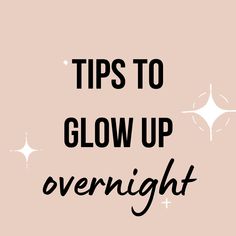 Best tips to have a glow up overnight Quick Glow Up, How To Have A Glow Up Overnight, How To Glow Up Overnight, Overnight Glow Up, Overnight Curls, Beauty Tutorials