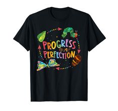 PRICES MAY VARY. Progress Over Perfection Caterpillar Back To School Teacher T-Shirt Progress Over Perfection Very Hungry Caterpillar Funny Teacher t-shirt, Funny back to school shirt, A perfect teacher gift for teachers in kindergarten, all elementary grade teachers 1st 2nd 3rd 4th 5th 6th 7th 8th 9th 10th 11th 12th grade gift shirts. Lightweight, Classic fit, Double-needle sleeve and bottom hem Caterpillar Quotes, Assistant Teacher, School Last Day, Graduation Teacher, Progress Over Perfection, Education Shirts, We Are Teachers, Teacher Team, Make School