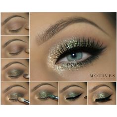 Glitter Eye Makeup, Glitter Eye, Eye Makeup Pictures, Green Makeup, Eye Makeup Steps, Makijaż Smokey Eye, Eye Makeup Designs, Makeup Step By Step, Eye Makeup Tips